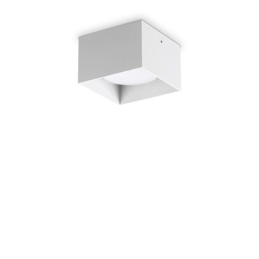 SPOT SPIKE PL1 SQUARE, ALB, DIN ALUMINIU, STIL MODERN