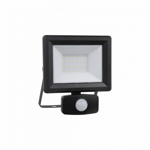 APLICA DE EXTERIOR, FLOOD SENSOR 20W, NEGRU, DESIGN MODERN, IDEAL LUX