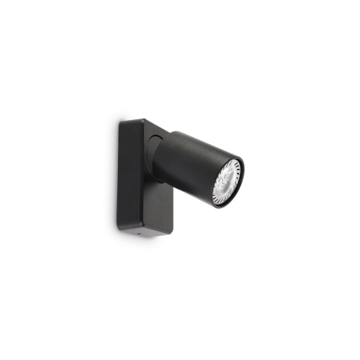 APLICA RUDY AP1 ROUND, NEGRU, DIN ALUMINIU, STIL MODERN