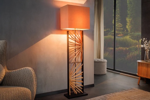 LAMPADAR DIN LEMN, 165CM, EUPHORIA, DIN LEMN SI ABAJUR TEXTIL, ARTIM GROUP SELECTION