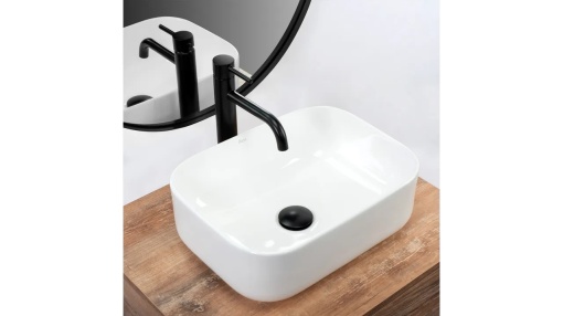 LAVOAR REA DEMI MINI, ALB, 40,5 CM, DIN CERAMICA, CALITATE SUPERIOARA