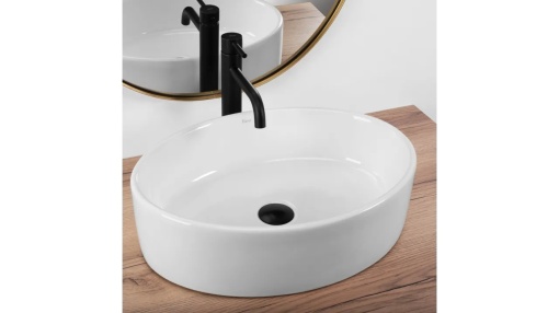 LAVOAR REA FONDA, ALB, 50 CM, DIN CERAMICA, CALITATE SUPERIOARA