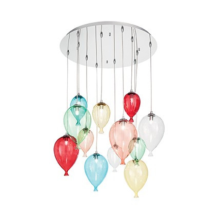 LUSTRA CLOWN SP12, MULTICOLOR, DIN STICLA, STIL MODERN