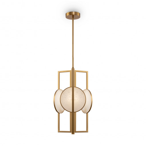 LUSTRA MARMO MOD099PL-03G , DIN METAL, STIL MODERN, MAYTONI