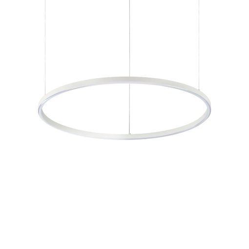 LUSTRA ORACLE SLIM ROUND SP D070, ALB MAT, DIN ALUMINIU SI POLICARBONAT, STIL MODERN