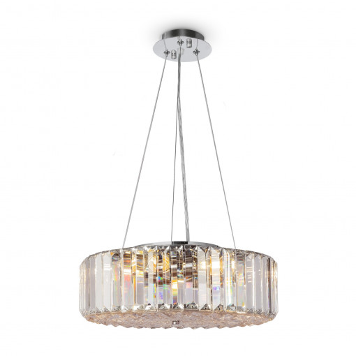 LUSTRA RECINTO MOD080CL-06CH , DIN METAL SI STICLA, STIL MODERN, MAYTONI