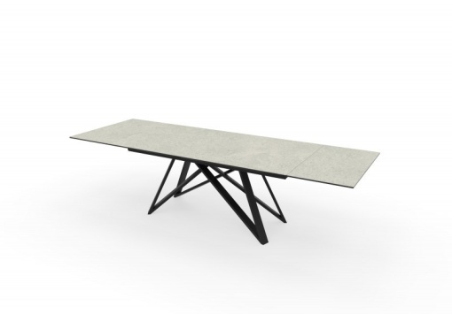 MASA EXTENSIBILA DE LUX 180/220/260CM, ATLAS COD 40120, DIN METAL, STICLA SI CERAMICA