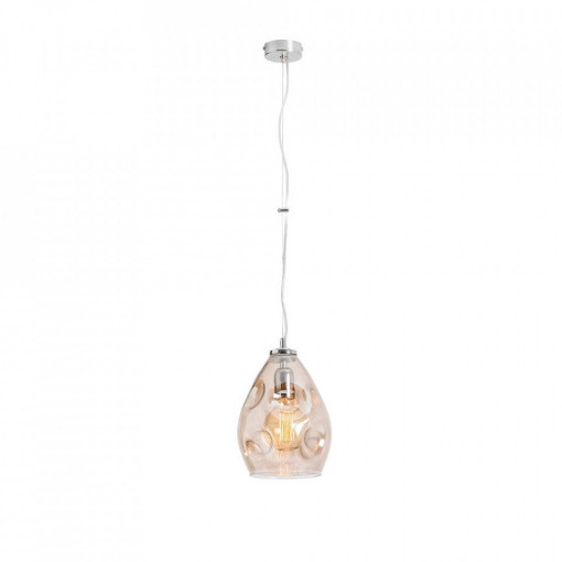PENDUL ALMERIA TRANSPARENT/AURIU 1032G/M, DIN METAL SI STICLA, STIL CLASIC, ALDEX