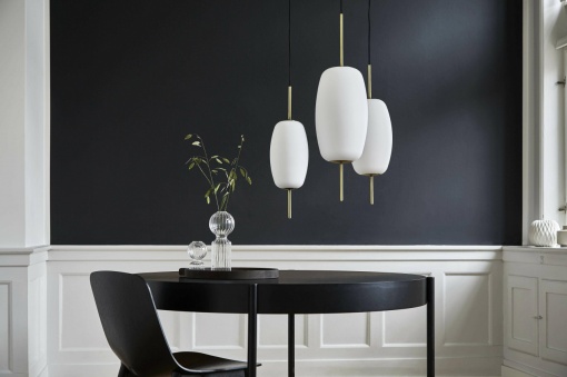 PENDUL SILK, ALAMA/ALB, DIN METAL SI STICLA, STIL MODERN, B2
