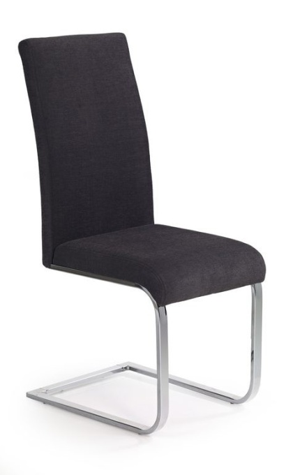 SCAUN DINING K110 GRAPHITE/CROM STIL MODERN HALMAR