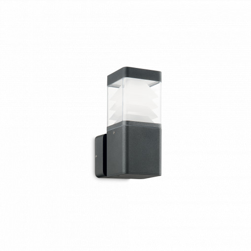 APLICA LYRA AP SQUARE 3000K, NEAGRA, DESIGN MODERN, IDEAL LUX
