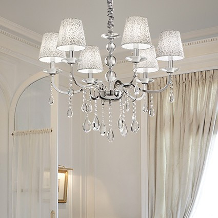 CANDELABRU DESIGN CLASIC PANTHEON SP6 ARGINTIU