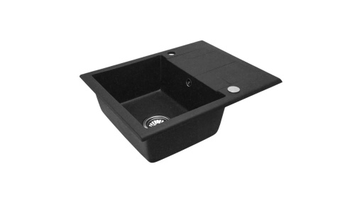 CHIUVETA BUCATARIE REA NORTH DOTS, NEGRU, DIN GRANIT, CALITATE SUPERIOARA