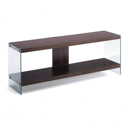 COMODA TV 120CM, NANCY, COD 3389, STIL MODERN, REALIZATA DIN STICLA SI MDF