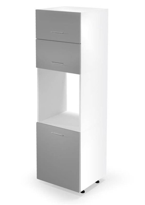 DULAP + MASCA CUPTOR VENTO DP-60/214, ALB/CENUSIU DESCHIS,STIL MODERN HALMAR