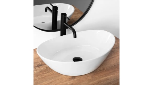 LAVOAR REA KATE, ALB, 55,5 CM, DIN CERAMICA, CALITATE SUPERIOARA