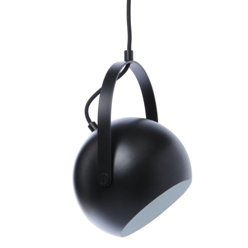 PENDUL BALL, NEGRU, CONFECTIONAT DIN METAL, STIL MODERN