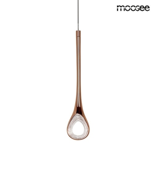 PENDUL MOOSEE VUELO, CUPRU, CONFECTIONAT DIN ALUMINIU SI ACRIL, DESIGN MODERN ELEGANT