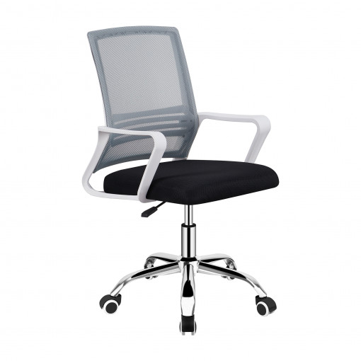 SCAUN DE BIROU APOLO 2 NEW, GRI/NEGRU/ALB, STIL MODERN, TK