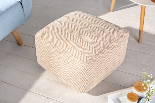 TABURET POUF CLASSIC BEJ 39021 DESIGN CLASIC