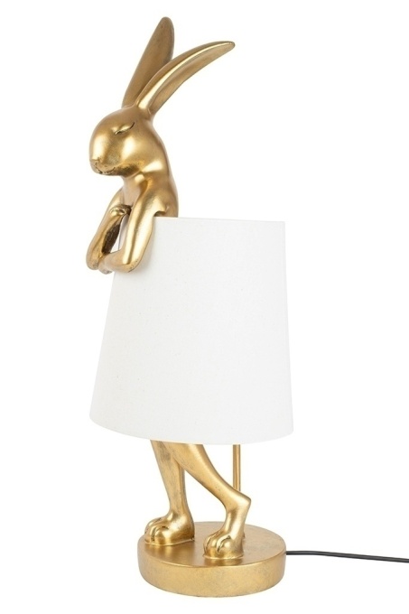 VEIOZA RABBIT 88, ALBA/AURIE, CONFECTIONATA DIN IN, POLIRASINA SI METAL, STIL MODERN