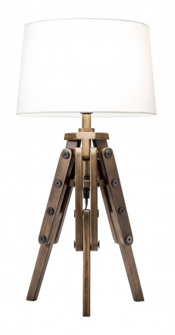 VEIOZA,TREPIED 59CM, COD 40632, DIN LEMN, ASPECT INDUSTRIAL