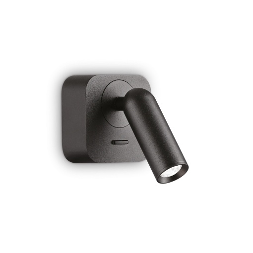 APLICA BEAN AP SQUARE, NEGRU, DIN METAL, STIL MODERN