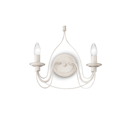 APLICA CORTE AP2, ALB ANTIC, DIN METAL, STIL MODERN