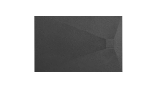 CADITA DE DUS REA MAGNUM, 120x90 CM, NEGRU, DIN COMPOZIT, CALITATE SUPERIOARA