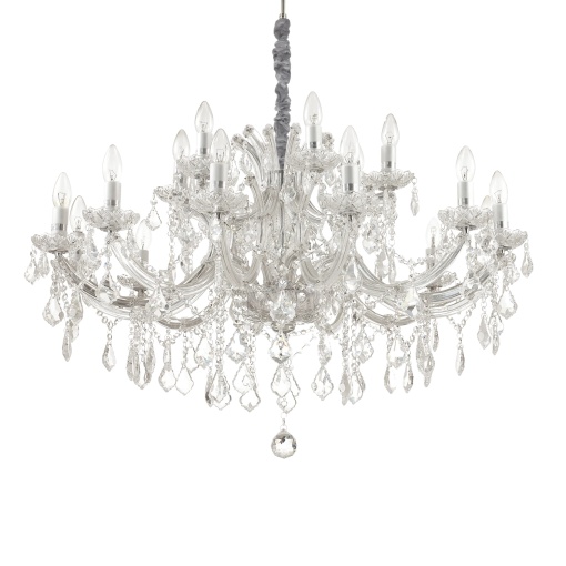 CANDELABRU NAPOLEON SP18, CROM, DIN STICLA, STIL CLASIC