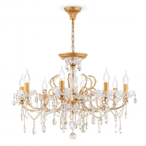 CANDELABRU SEVILLA DIA004-08-G , DIN METAL SI STICLA, STIL MODERN, MAYTONI