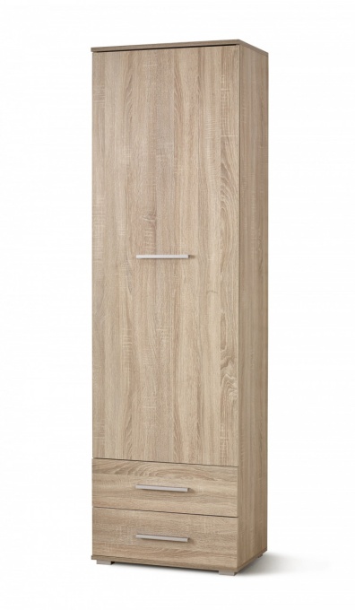 DULAP LIMA REG-1, STEJAR SONOMA, DIN PAL MELAMINAT, STIL MODERN