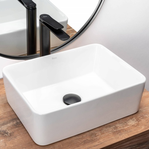 LAVOAR REA ANITA MINI, ALB, 41 CM, DIN CERAMICA, CALITATE SUPERIOARA