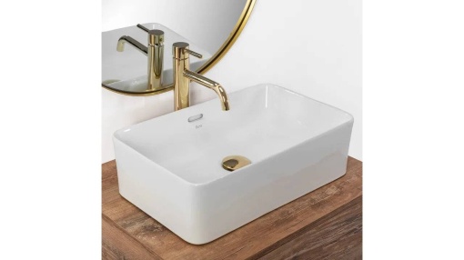 LAVOAR REA BERTA, ALB, 48,5 CM, DIN CERAMICA, CALITATE SUPERIOARA