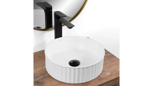 LAVOAR REA CHARLOTTE, 36,5 CM, ALB, DIN CERAMICA, CALITATE SUPERIOARA