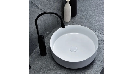 LAVOAR REA ELMA, ALB, 45 CM, DIN CERAMICA, CALITATE SUPERIOARA