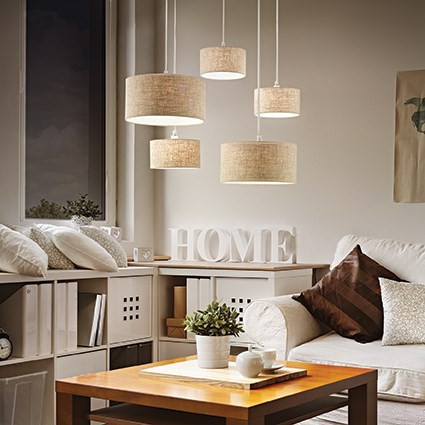 LUSTRA EKOS SP5, CANVAS, DESIGN SCANDINAV, IDEAL LUX