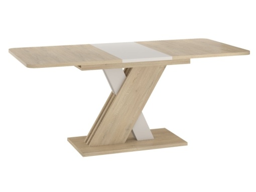 MASA DINING EXTENSIBILA EXEL TORRO 140(180)X85, CREM/ CASMIR, STIL MODERN