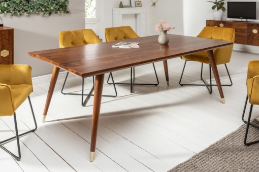 MASA DINING, MYSTIC 200CM, LEMN SALCAM, COD 39946, STIL RETRO