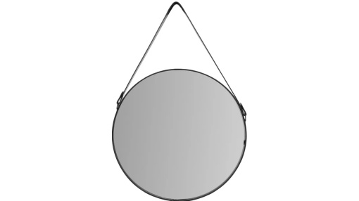 OGLINDA BAIE REA LOFT CFZL-MR060, 60CM, NEGRU, DIN STICLA SI METAL, CALITATE SUPERIOARA