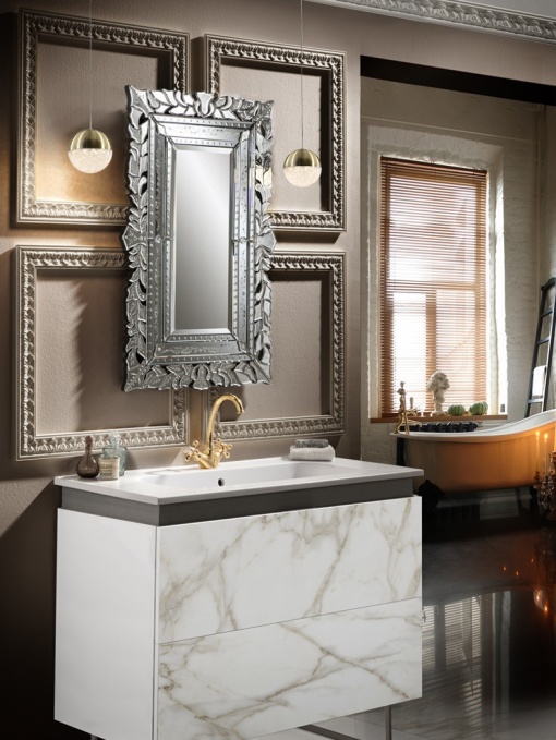 OGLINDA CLEOPATRA 290152, 90X60, DIN STICLA SI MDF, STIL MODERN, SCHULLER