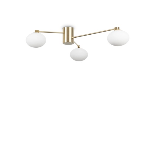 PLAFONIERA HERMES PL3 D90, ALAMA, DIN METAL, STIL MODERN