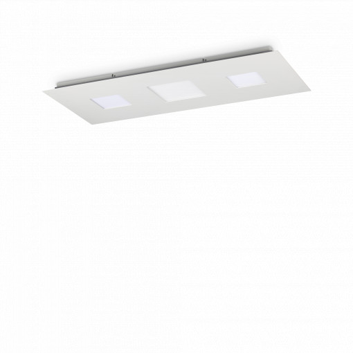 PLAFONIERA RELAX PL D090, ALB, DIN METAL, STIL MODERN