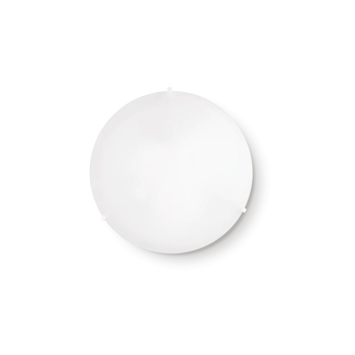 PLAFONIERA SIMPLY PL3, ALB, DIN STICLA, STIL MODERN