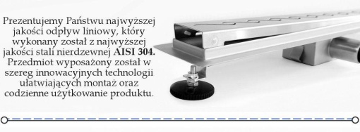 RIGOLA DUS, REA LINE 2, 60 CM, DESIGN ATRACTIV, CALITATE SUPERIOARA, REA