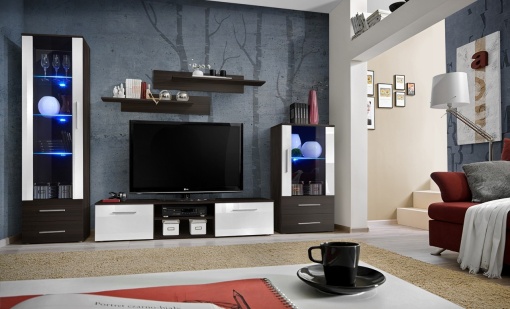 SET LIVING MODULAR CU LED GALINO I 28 EMEMWH GI STIL MODERN ASM