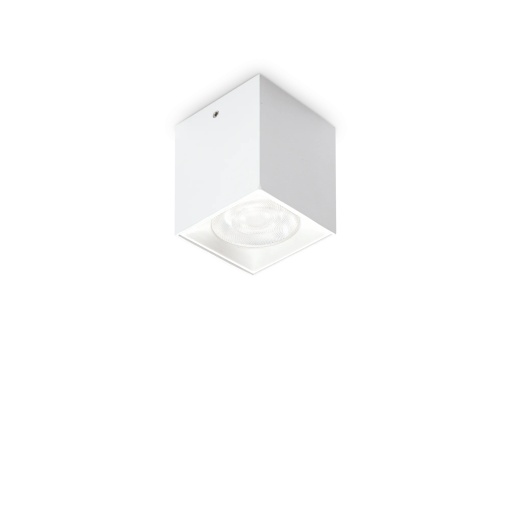 SPOT DOT PL SQUARE, ALB, DIN ALUMINIU, STIL MODERN
