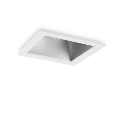 SPOT INCASTRAT GAME SQUARE WHITE SILVER STIL MODERN IDEAL LUX