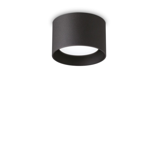 SPOT SPIKE PL1 ROUND, NEGRU, DIN ALUMINIU, STIL MODERN