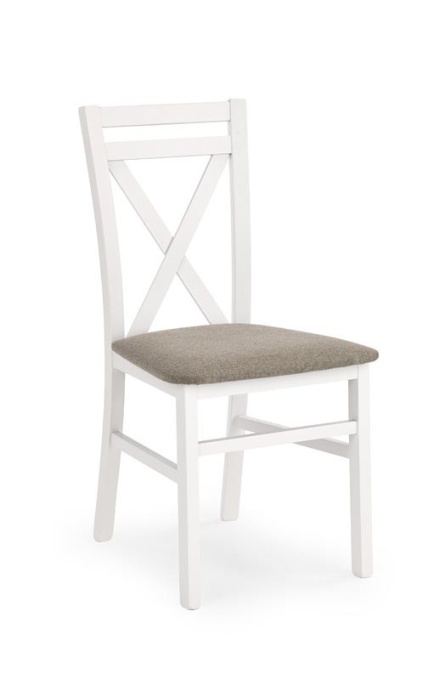 STOC 2 BUC!!! PRET SPECIAL!!! SCAUN DE BUCATARIE DARIUSZ ALB/GRI INARI23 STIL CLASIC HALMAR